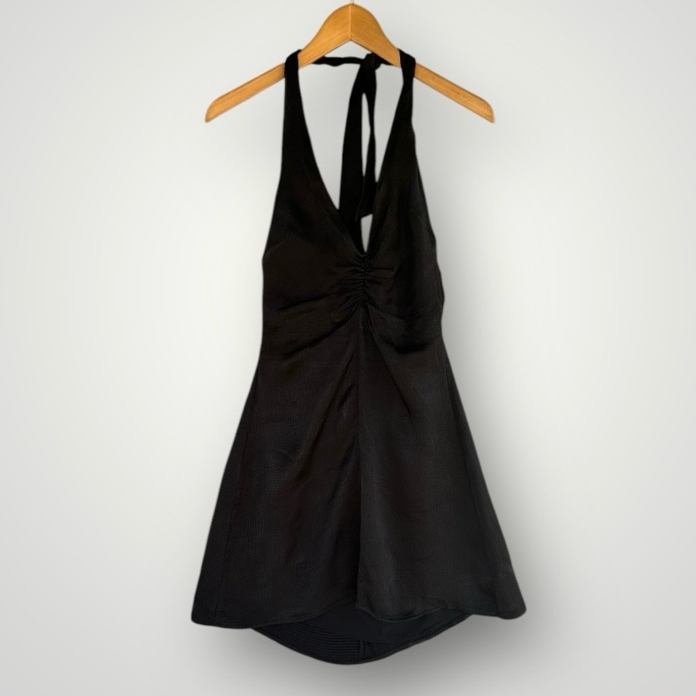 Zara Black Halter Dress